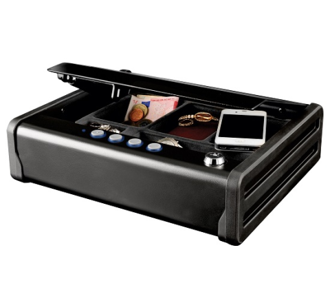 Sejf kompaktowy MLD08E na biżuterię, dokumenty i elektronikę MasterLock