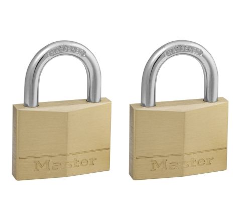 Zestaw 2x Kłódka 150EURT 50mm  HS/25mm - 7mm - na jeden klucz MasterLock