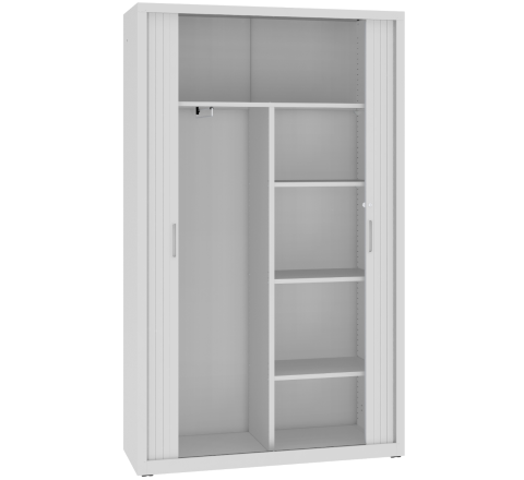 metalowa szafa aktowa do biura z drzwiami żaluzjowymi Sbm 219 m