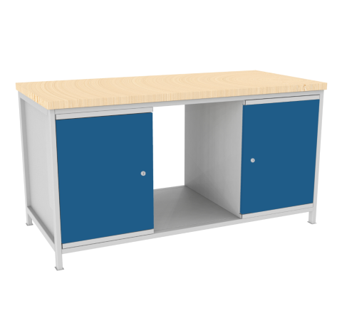 stół do majsterkowania STW 402 z szafkami Malow
