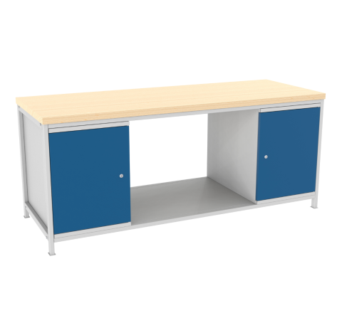 duży stół STW 403 z długim blatem roboczy, Malow