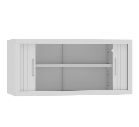 nadstawka do szafy biurowej z drzwiami żaluzjowymi Sbm 404 m 