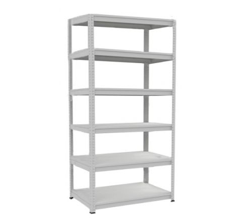 Metalowy regał magazynowy wciskany RMM319 MALOW wysoki 221cm