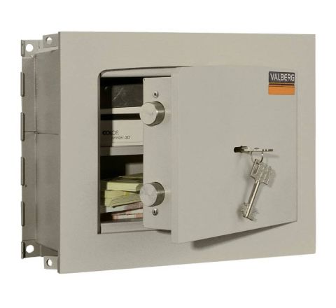 Sejf do montażu w ścianie Valberg AW 1-2715 z zamkiem kluczowym, klasa I