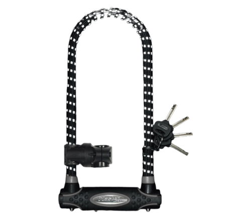 U-lock ze stali hartowanej REFLECTIVE Masterlock 8195