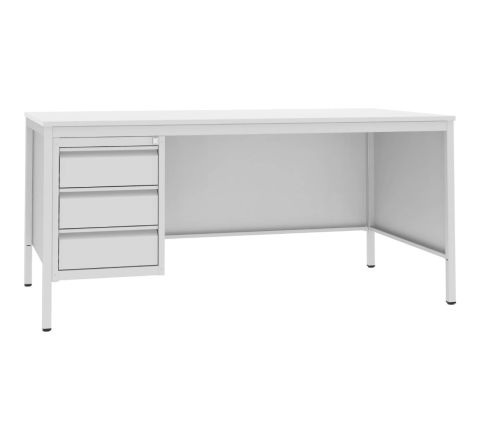Biurko medyczne szare z 3 szufladami Malow BIM 031 ST