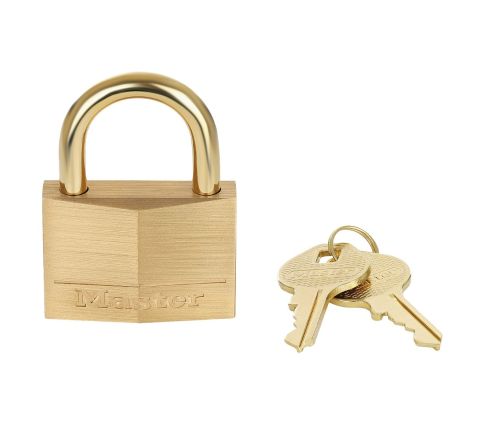 Mosiężna kłódka z mosiężnym pałąkiem 645EURD Masterlock na klucz