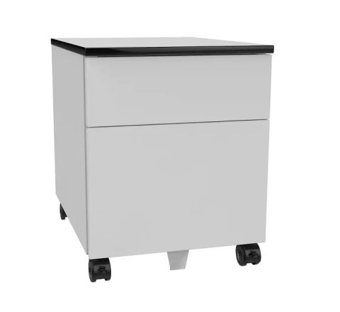 Kontener szafa pod biurko SZP 520 na kółkach 2 szuflady na klucz