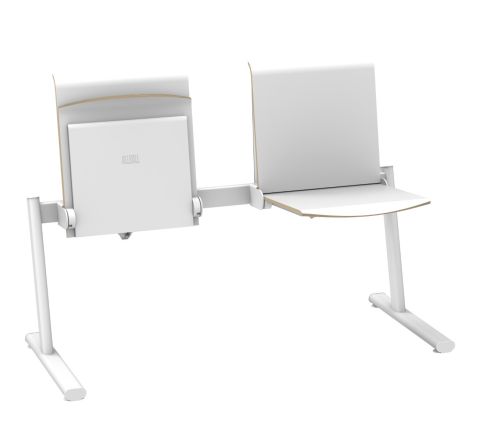 Białe siedzisko TPS1 L2 straponten podwójne