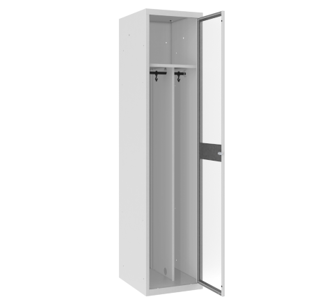 Szafa z przegrodą wewnętrzną MSUM 410 plexi