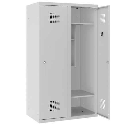 Szafki dla uczniów z miejscem na ubrania i plecak