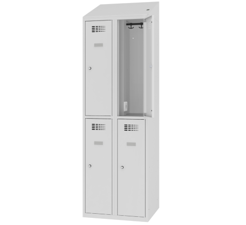 Szafa z wieszakami MSUS 322 i gniazdkami elektrycznymi