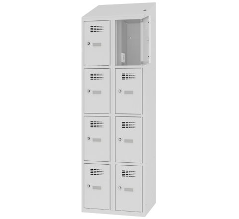 Szafki metalowe MSUS 324 z gniazdkiem elektrycznym