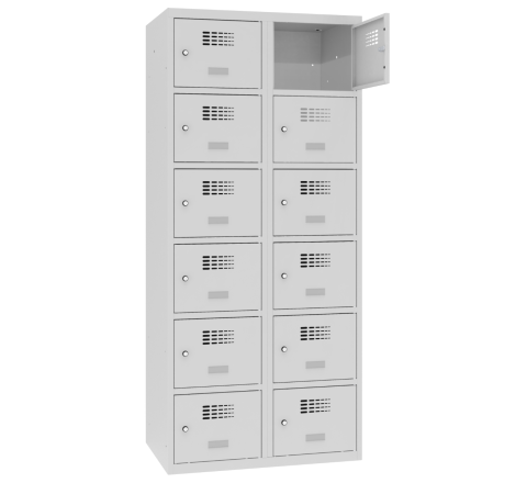 Szafka pracownicza, do szkoły, na magazyn 12 skrytek MSUS 426