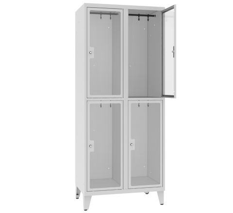 Szafa metalowa MSUS 422 z wieszakami