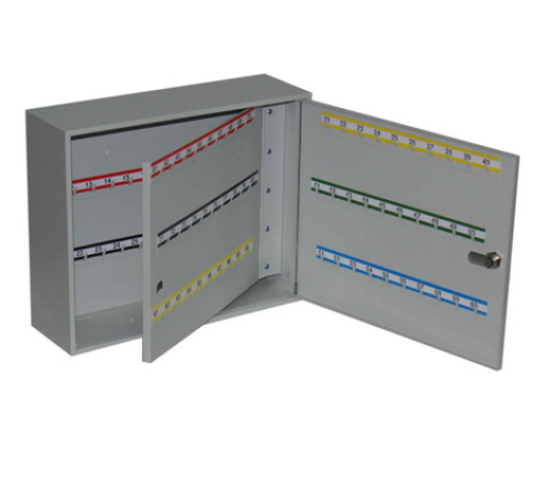 Szafka na klucze SK 120 z haczykami mocowanymi na stałe LEOMAR