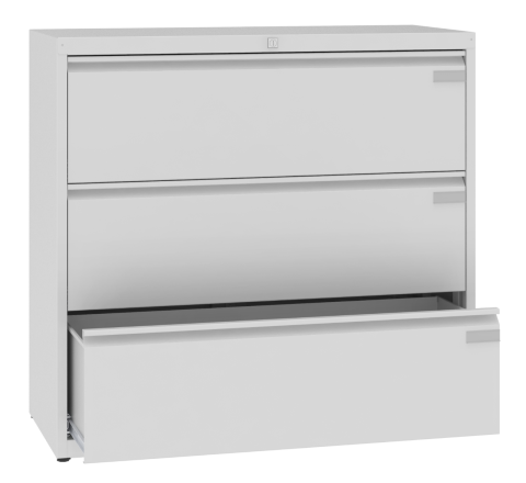 Metalowa szafa na kartoteki A4 100cm SKB210