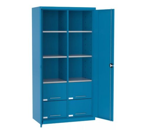 Szafa warsztatowa narzędziowa SL110.21 metalowa zamykana MALOW