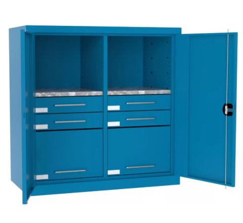 Szafka warsztatowa metalowa z podziałem SL162.03 szer. 1000mm