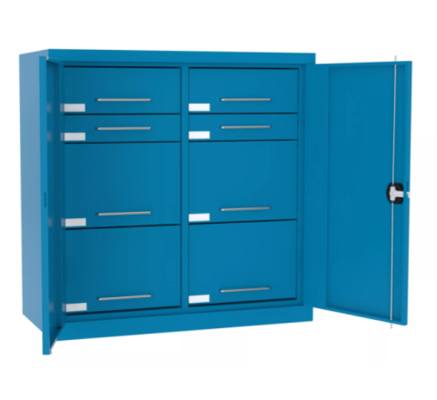 Szafka narzędziowa metalowa SL167.03 z podziałem 1000x1200mm