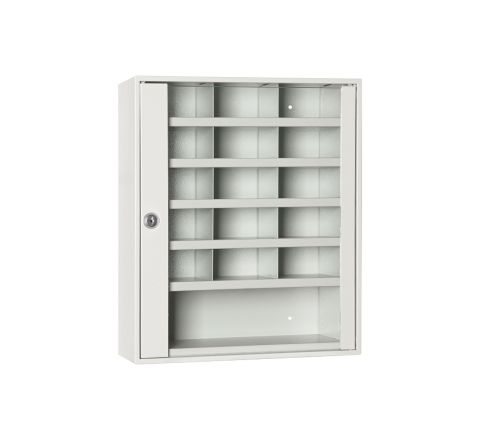 Szafka na dokumenty SP 16/S ze szklanymi drzwiami