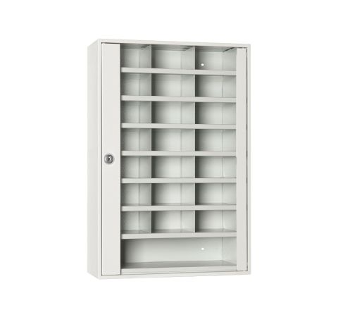 Szafka na dokumenty SP 22/S z drzwiami szklanymi