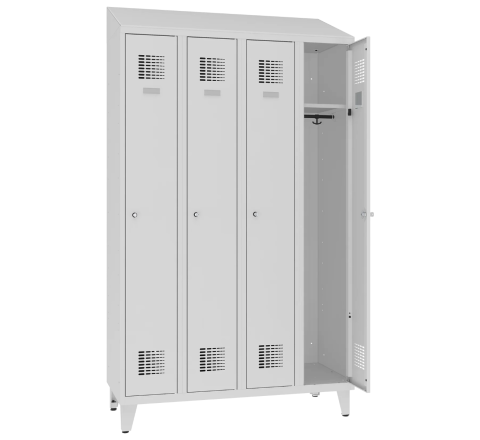 Szafka na nóżkach otwarta na klucz 3 punktowy zamek