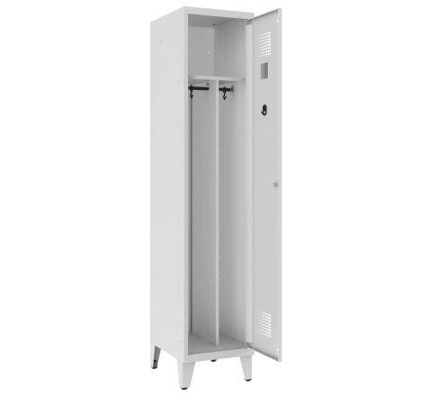 Sum 411 Wst  Socjalna szafa ubraniowa, nóżki, 40 cm dla 1 osoby