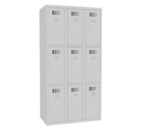 Szafa metalowa ze skrytkami zamykanymi na klucz 9-komorowa SUS 333W