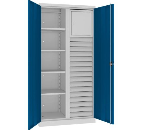 Szafa narzędziowa do warsztatu Swm 201L 95cm szuflad 16 półek 4