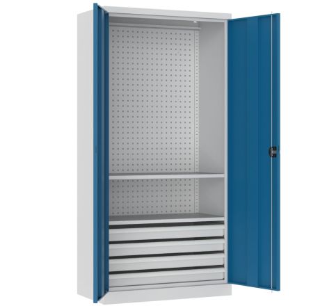 Szafa narzędziowa do warsztatu Swm 201L1 95cm szuflad 4 półek 2