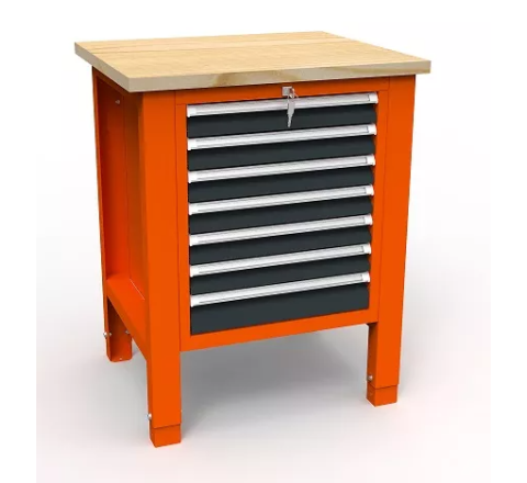 Stół narzędziowy SWT  07/04 "JEDYNKA" warsztat metalowy na klucz