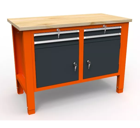 Stół narzędziowy SWT  12/07 'DWÓJKA' warsztat metalowy narzędzia