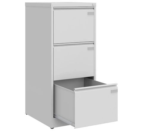 Metalowa szafa na kartoteki SZK 3a3 do biura z trzema szufladowa