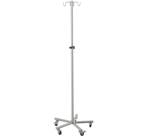 Stojak na kroplówki WMK Malow stal nierdzewna regulacja wysokości
