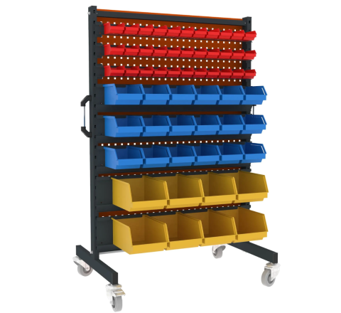 Metalowy wózek narzędziowy WW Malow warsztat na kółkach