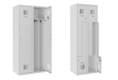 Rodzaje metalowych szaf socjalnych BHP