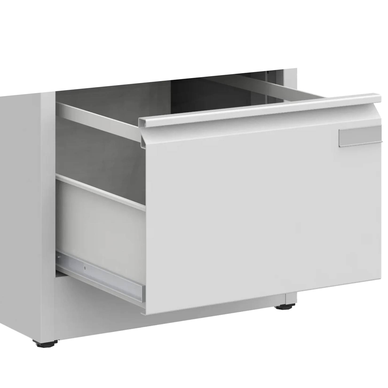 Niewypadające szuflady w szafce na teczki zawieszane SZK 306 ST