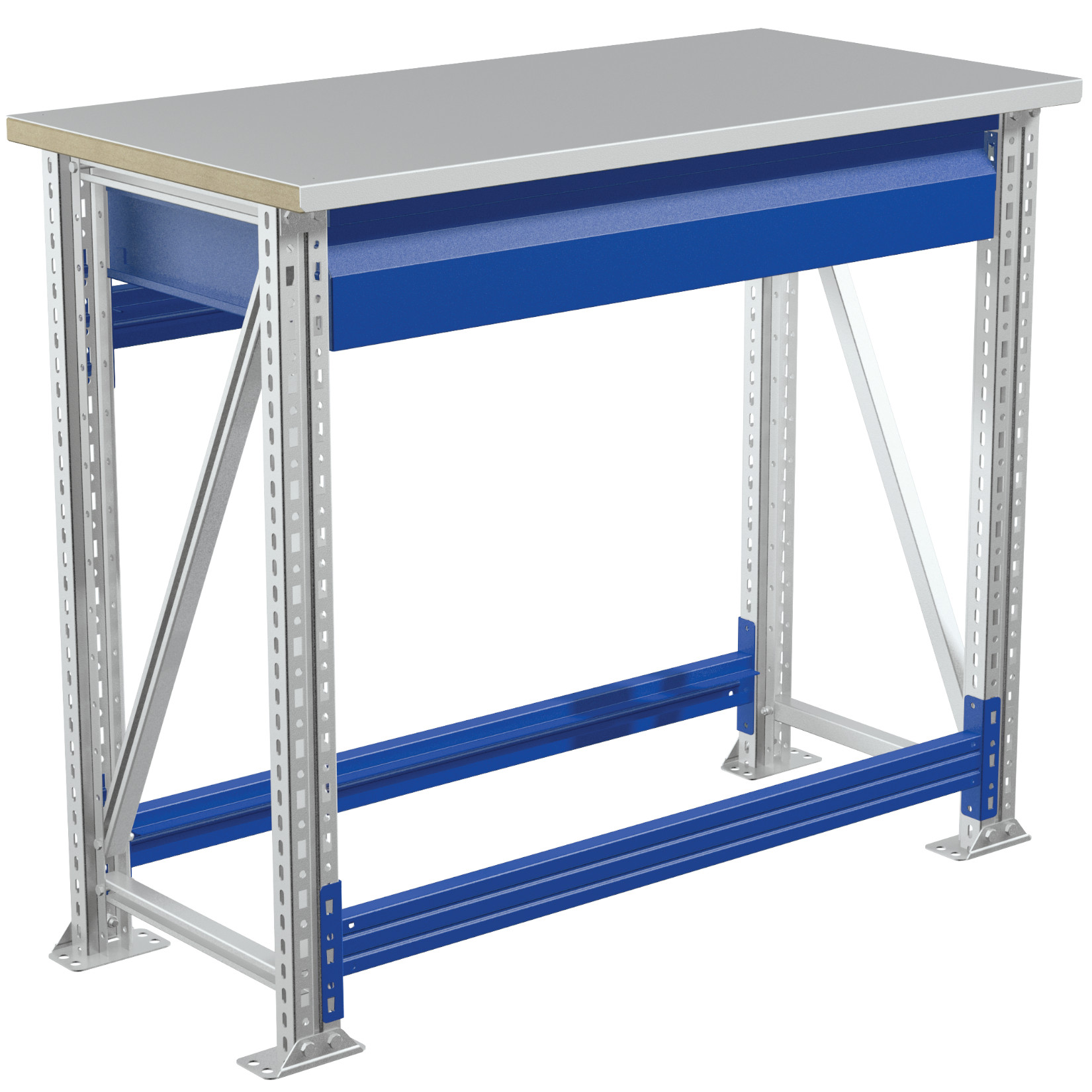 Mały stół warsztatowy Valberg Master 103 z szufladą